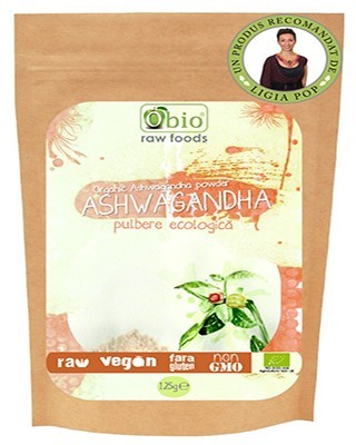 Ashwagandha pulbere bio 125g Ashwagandha pulbere bio 125g