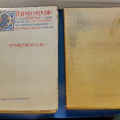 E862-I-Carte veche Romania-Dante A.- Divina Comedie 1932- 2 VOLUME DIN 3.