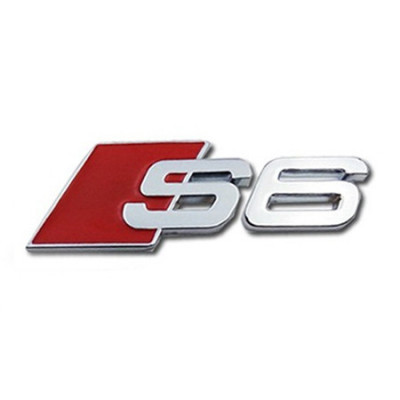 Emblema Sline S6 pentru spate portbagaj Audi foto