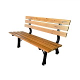 Cumpara ieftin HEINNER BANCA LEMN/OTEL 120*57*70CM