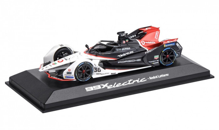 Macheta Oe Porsche 99X Formula E Racecar Andr&eacute; Lotterer Scala 1:43 WAP0209320L