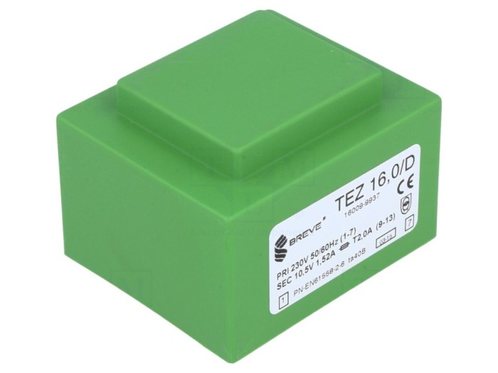 Transformator &icirc;ncapsulat 16VA 230V