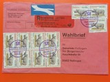 Africa de Sud 1993 - scrisoare cu 11 timbre
