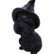 Figurina - Three Wise Familiars - Speak No Evil Black Cat | Nemesis Now