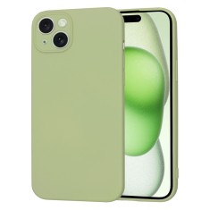Husa silicon iPhone 15 Plus Techsuit SoftFlex, verde