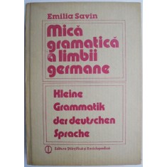 Mica gramatica a limbii germane &ndash; Emilia Savin