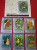 YEMEN, ARTA INDIA - COLIȚĂ IMPERF. + SERIE COMPLETĂ IMPERF. MNH, Nestampilat