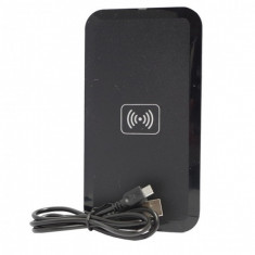 Pad/incarcator wireless QI charger, negru foto