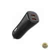 Incarcator Auto Spigen ArcStation Essential 50W 3A 2 x USB-C Negru ACP08523