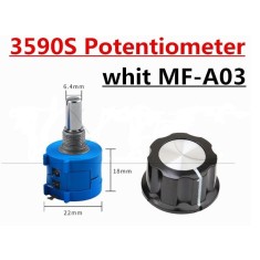 Potentiometru multitura multitur 10 k 10 ture + bonus buton