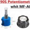 Potentiometru multitura multitur 10 k 10 ture + bonus buton