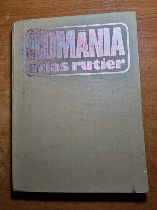 romania atlas rutier - din anul 1981