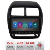Navigatie Mitsubishi ASX 2017-2021 model facelift Android radio gps internet Octa Core 4+64 LTE ecran de 10.33&#039; wide Kit-026-facelift+EDT-E511-pro Car