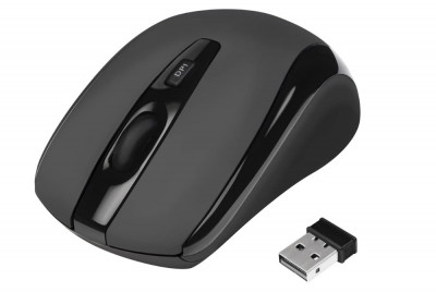 Mouse optic wireless LogiLink Micro 2.4G, negru - RESIGILAT foto