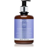 Apivita Cleansing Foam Face &amp; Eyes spuma demachianta cu o textura cremoasa pentru față și ochi 300 ml
