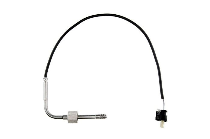 Senzor temperatura filtru particule Mercedes A W169 160cdi 2004-, in spatele turbocompresorului, Sprinter 311cdi 315cdi 2006-, in fata la filtru de p