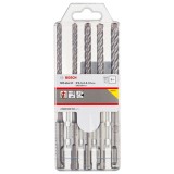Bosch Plus-5X - Set burghie SDS-Plus 6-10 mm 5 bucati beton armat