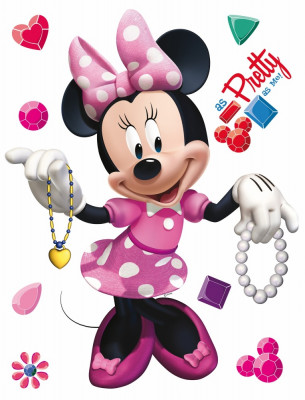 Sticker Minnie Mouse Frumusica - 65x85cm - DK857 foto