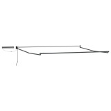 vidaXL Cadru copertină retractabil electric Antracit aluminiu 42024242