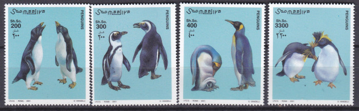 DB1 Fauna Pasari Somalia Pinguini 4 v. MNH