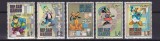 Set 5 timbre tematice &bdquo;Personaje Walt Disney&rdquo; &ndash; San Marino &ndash; 1970 (MNH / Neuzate)
