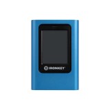480GB IronKey Vault Privacy 80 XTS-AES 256-bit Encrypted External SSD, &quot;IKVP80ES/480G&quot; (timbru verde 0.18 lei), Kingston