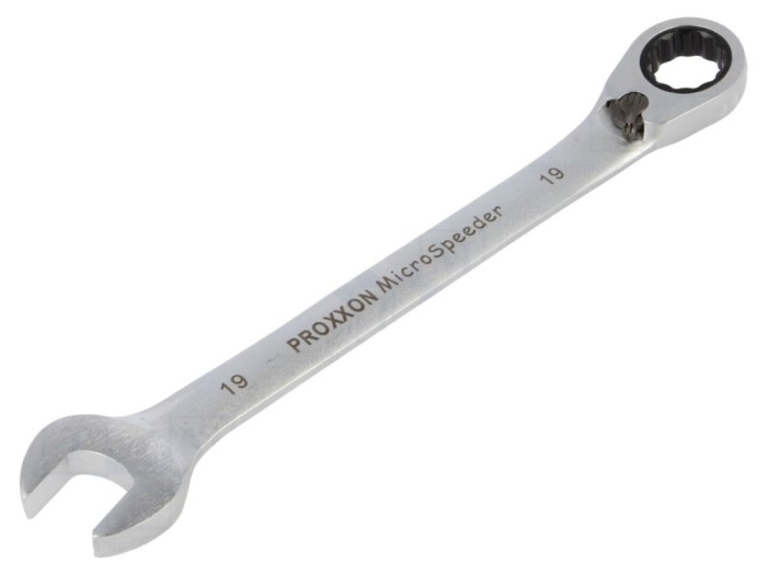 Cheie combinată MicroSpeeder 19mm cu piedică