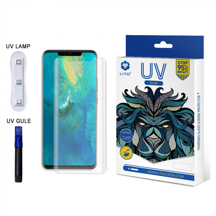 LITO - 3D UV Folie sticla - Huawei Mate 20 Pro - Transparent