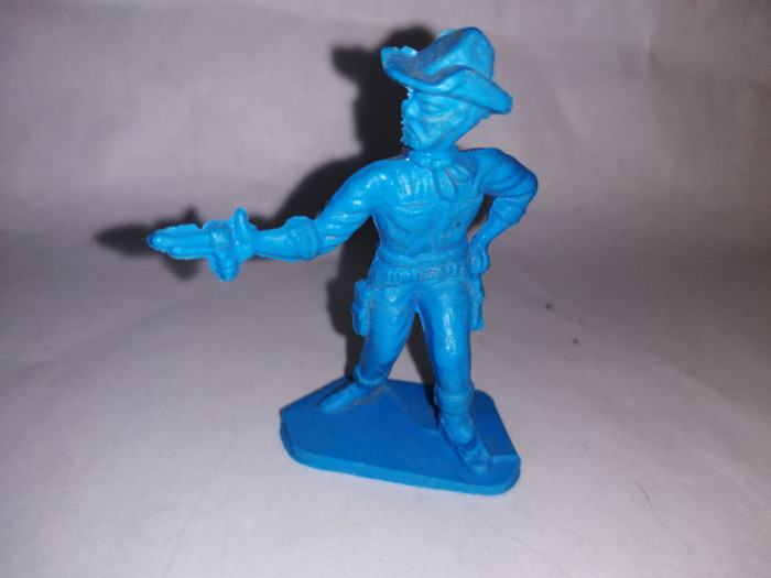 bnk jc Figurina de plastic - cowboy cu pistoale - neidentificat