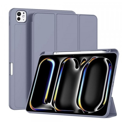Husa pentru Apple iPad Pro 11 (2024), Techsuit, Flex Trifold, Mov foto