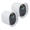 Set 2 Huse pentru camera de supraveghere Arlo Ultra/Arlo Pro 3/Pro 4, Kwmobile, Alb, Silicon, 47321.02