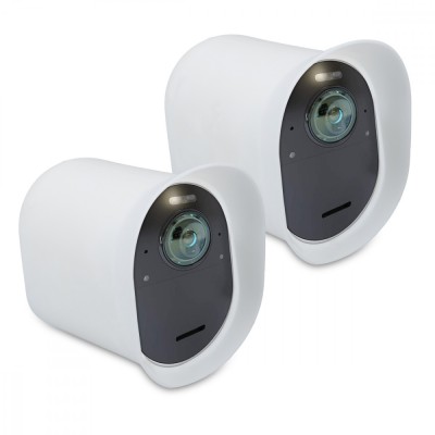Set 2 Huse pentru camera de supraveghere Arlo Ultra/Arlo Pro 3/Pro 4, Kwmobile, Alb, Silicon, 47321.02 foto