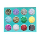 Cumpara ieftin Set 12 decoratiuni paiete pentru unghii, muticolore, Global Fashion