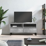 vidaXL Comodă TV, gri beton, 100x34,5x44,5 cm, lemn prelucrat