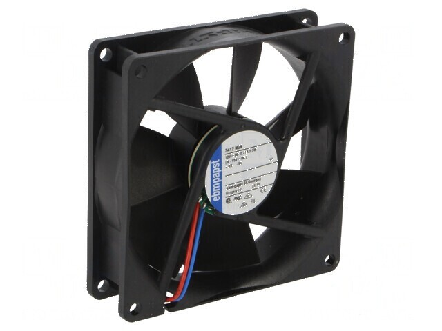 Ventilator axial DC 12VDC 92x92x25mm 94m3/h 36dBA