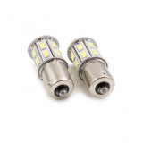 Set becuri LED auto P21W BA15S 12V 500lm 20X5730SMD alb CARGUARD 2buc