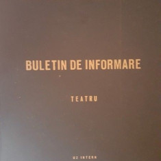 Buletin de informare TEATRU nr. 3-Uz intern 1966