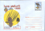 Intreg postal plic nec.2001 - Luna Padurii - sadirea arborilor - Pin negru