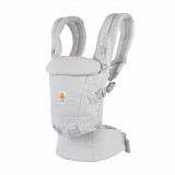 Marsupiu Adapt Soft Touch Cotton Pearl Grey, Ergobaby