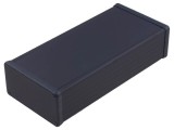 Carcasă aluminiu neagră 103x220x53mm