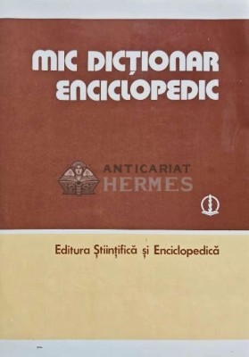 Mic dictionar enciclopedic - 1986 (M191) foto