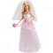 Papusa Barbie Mireasa Rochie, Roz