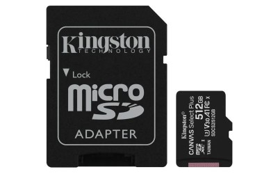 Card de Memorie SDXC Kingston Select Plus, 512GB, Adaptor SD, foto