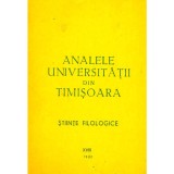 Colectiv - Analele universitatii din Timisoara XVIII - 1980. Seria stiinte filologice - 136613