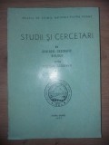 Studii si cercetari de geologie-geografie
