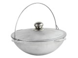 Ceaun Aluminiu Asiatic Brizoll 4L, Diametru 28cm, Gatit Eficient, Ideal Familie, Usor si Durabil