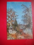 HOPCT 14908 STANCI SI MESTECENI-- IOAN ANDREESCU [ 1850-1882] -- CP PICTURA - -NECIRCULATA