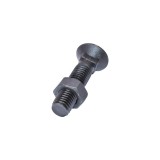 Surub brazdar PP4 M14x60 cu cap patrat si piulita pentru cormana