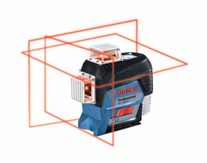 Bosch GLL 3-80 C Nivela laser cu linii, 30m, receptor 120m, precizie 0.2mm/m + BM1 + L-Boxx ProAdvanced PowerfulTools