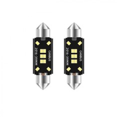 Set 2 Becuri auto LED, C5W Sofit, 10 LED SMD, Canbus fara eroare, 39 mm, BZRSH